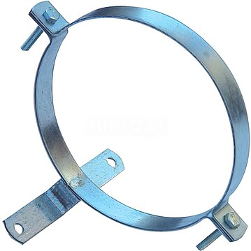 Abraçadeira Para Tubo de Salamandra Galvanizado COM SUPORTE 110 mm