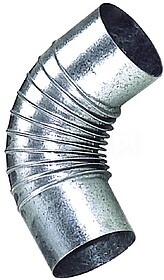 Cotovelo Salamandra Galvanizado de 100 mm. 90°