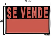 PLACA Se Vende 70x50 cm. Oryx