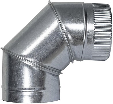 Cotovelo Salamandra Galvanizado de 250 mm. 90° (0,8 mm.)