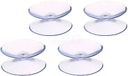 Ventosa Dupla Transparente (Bister 4 Peças)