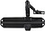 Cierra Portas COM RETENTOR Força 4. Cor Preto (Portas 90/120 cm.) - imagem 1