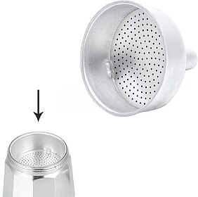 Funil Cafeteira Alumínio Classic/ Indução 3 Chávenas