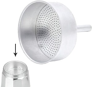 Funil Cafeteira Alumínio Classic/ Indução 12 Chávenas