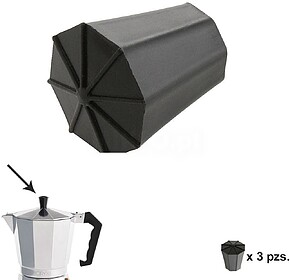 PUXADOR Cafeteira Alumínio Classic 2/ 3/ 6/ 9 e 12 chávena...