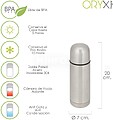 Termo Líquidos Aço Inoxidável Antigoteo 350 Ml