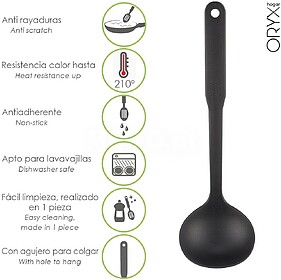 Colher de Servir COZINHA Nylon Basic 32 x 9.5 cm