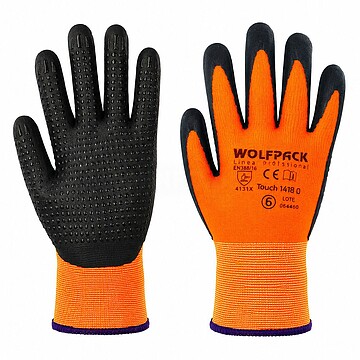 Luva Nylon COM Palma Em Foam e Pontos Nitrilo Touch 9” (Par)