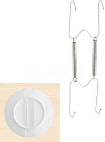 Suporte de Pratos com Mola Para pratos de Ø 13 a 18 cm