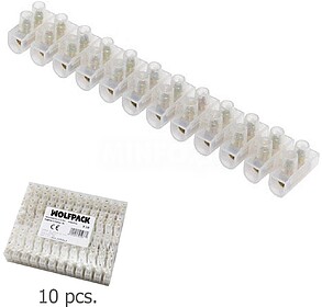 Régua Ficha Empalme 6 Amperes/ Secção 6 mm. Embalagem De ...