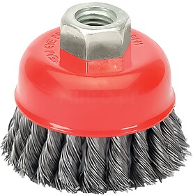 ESCOVA Taza COM Arame De Aço Trenzado Rosca M14, Ø 100 mm....