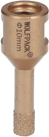 Coroa Diamante Para Rebarbadora Ø 10 mm. Conexão Rosca M14...
