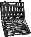 Juego Completo Llaves Vaso, kit 94 Piezas, 1/4”-1/2”, Aço Vadaio, COM Maletin