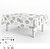 Toalha de Mesa Oleado Retangular Círculos Bege Impermeável Antinódoas PVC 140x250 cm. Recortável Uso Interior e Exterior - imagem 1