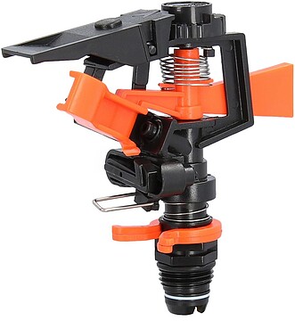 Aspersor de Rega Regulável Setorial Plástico Tomada 1/2” Fabricado em plástico, Rega de Jardins/ Relva