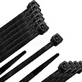 Abraçadeira Nylon 100%. Cor Preto 4,5 x 360 mm. Bolsa 100 unidades. Abraçadeira Plástico, Organizador Cabos, Alta Resistência Abraçadeira Nylon 100%. Cor Preto 4,5 x 360 mm. (Bolsa 100 Unidades)