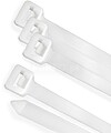 Abraçadeira Nylon 100%. Cor Branco/ Natural 4,5 x 280 mm. 100 Peças. Abraçadeira Plástico, Organizador Cabos, Alta Resistência Abraçadeira Nylon 100%. Cor Natural 4,5 x 280 mm. (Saco 100 Unidades)