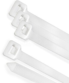Abraçadeira Nylon 100%. Cor Branco/ Natural 4,5 x 280 mm. 1...