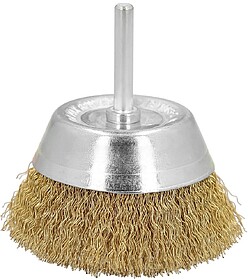 ESCOVA Aço Latonado Para Berbequim Copo Ø 50 mm. Espiga 1/...