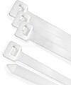 Abraçadeira Nylon 100%. Cor Branco/ Natural 7,5 x 360 mm. 100 Peças. Braçadeira Plástico, Organizador Cabos, Alta Resistência Abraçadeira Nylon 100%. Cor Natural 7,5 x 360 mm. (Saco 100 Unidades)