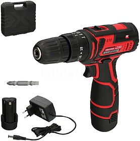 Berbequim Aparafusador 12 V. COM 2 Velocidades e Percutor. B...