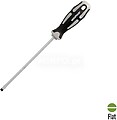 Chave de Fenda Chata Estampada Aço S2 Punho TPR Bimaterial. Medida 1,0 x Ø 5,5 x 150 mm. Chave de Fenda Chata Estampada Aço S2 Punho TPR Bimaterial. Medida 1,0 x Ø 5,5 x 150 mm