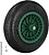 Roda Carrinho Pneumático Para Carrinho Obra/ Jardim Aro Plástico Eixo Ø 20 mm. Roda Carrinho Jardim, Carrinho Salamandra Roda Carrinho Obra/ Jardin - imagem 1