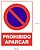 Cartaz Proibido Estacionar 30x21 cm. Cartaz Proibido Estacionar 30x21 cm - imagem 1