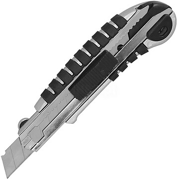 Cutter Alumínio Profissional 18mm Com 5 Lâminas Aço Sk5 Cutter Alumínio Profissional 18mm Com 5 Lâminas Aço Sk5