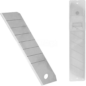 Lâmina Cutter 25 mm. (Estojo 10 Peças) Aço Sk5 Lâmina Cutter 25 mm. (Estojo 10 Peças) Aço Sk5