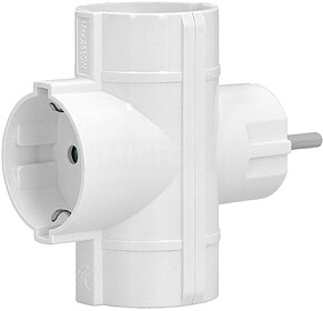 Adaptador Triple Schuko 16 A 250 V. Adaptador Triple Schuko ...
