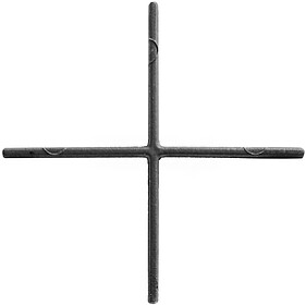 Cruzetas Cruz/ Espaçadores Para Pisos Cerâmicos 1 mm. (Sac...