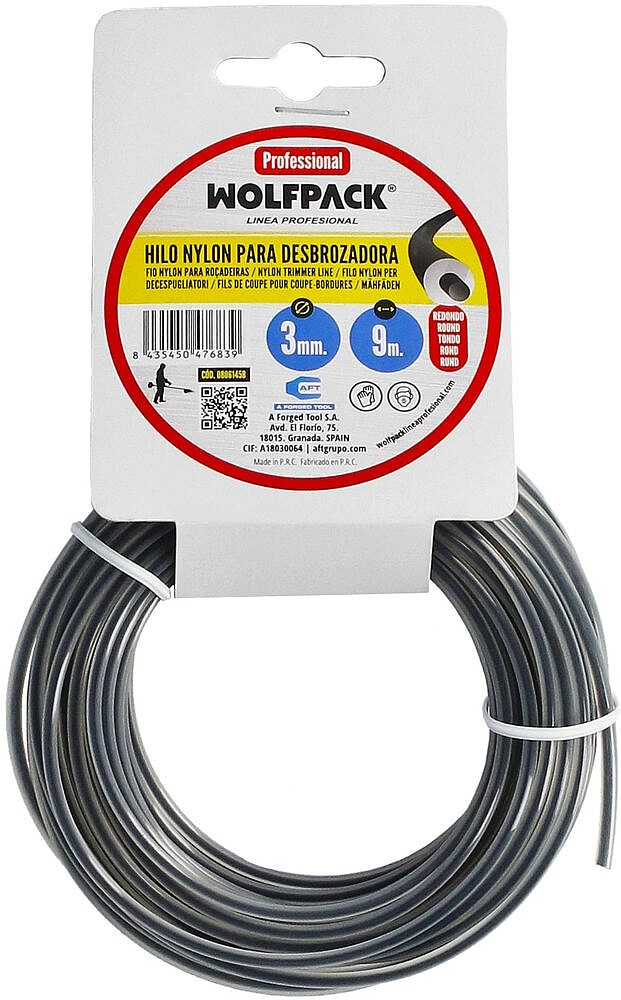 Fio Nylon Redondo Profissional 3,0mm (Rolo 9mt.) Fio Nylon Redondo Profissional 3,0mm (Rolo 9mt.)