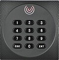 Leitor de acesso - Acesso por cartão EM e PIN - Indicador LED e acústico - Wiegand 26/34 - Compatível com controladoras ZKTeco - Apto para exterior IP64 ZK-KR612E