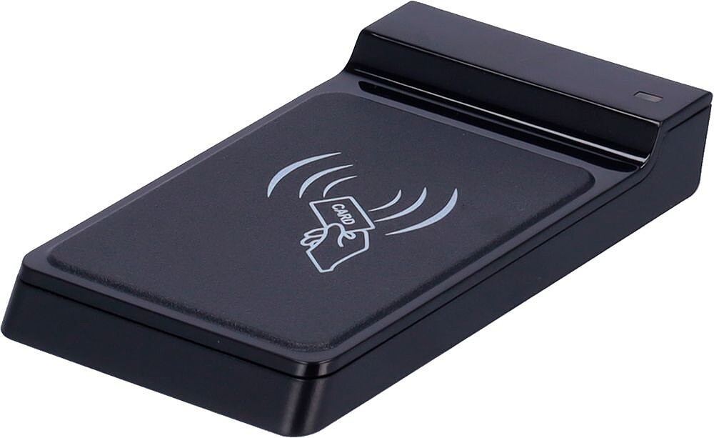 Leitor de cartões USB - Cartões MF e MF DESFire - Indicador LED - Plug & Play - Leitura fiável e segura - Compatível com o software ZKTeco ZK-CR20MD