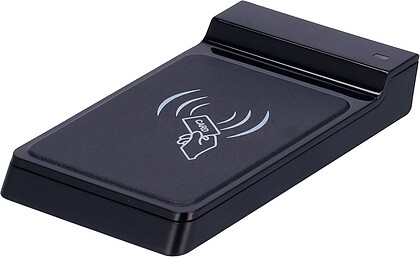 ZK-CR20MD : : Leitor de cartões USB - Cartões MF e MF DESFire - Indicador LED - Plug & Play - Leitura fiável e segura - Compatível com o software ZKTeco