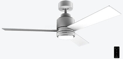 05835 Ventilador de teto Cecotec Energysilence Aero 4850 estilo branco com LED e comando
