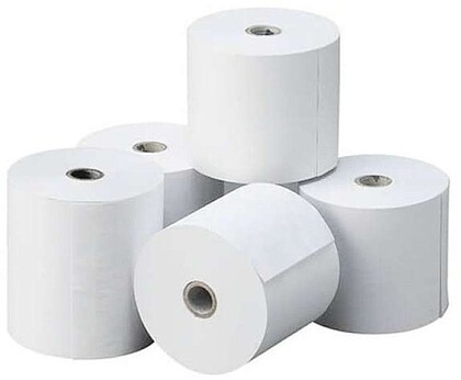 Oqonos Rolo de Papel Térmico 57x55x12mm, Livre de BPA, FSC OQ-TP57x55