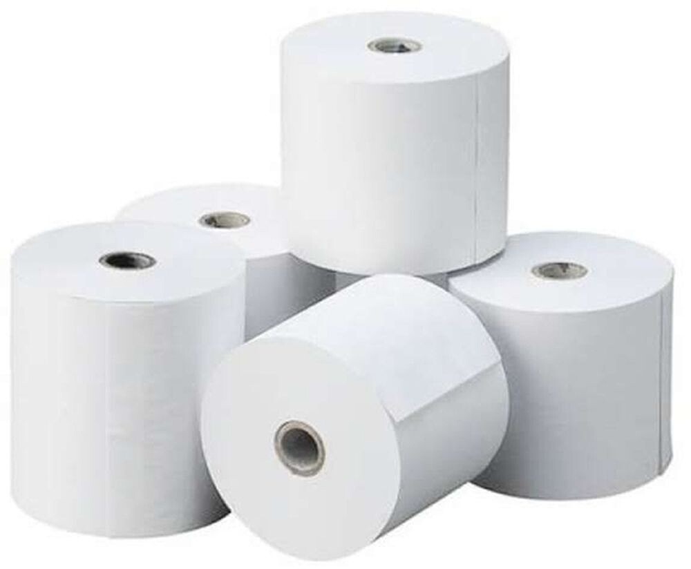 Oqonos Rolo de Papel Térmico 80x70x12mm, Livre de BPA, FSC OQ-TP80x70