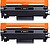 Pacote de 2 Cartuchos de Toner Genéricos Pretos para brother TN2420/TN2410 BT-TN2420(P)-2 - imagem 1