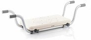 Innovagoods Seburett Assento 2 em 1 - Ajustável e Extensível - Antiderrapante - Multifunções - Resistente - Fácil Montagem e Limpeza - Suporta até 120kg - Ergonómico - Cor Branco e Cinzento V0103818