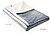 InnovaGoods Heklet Manta Elétrica - 160W - Cabo 235cm - Temperatura Regulável - Temporizador - Desligamento Automático - Aquecimento Rápido - 130x180cm - Cor Cinza e Branco V0103914 - imagem 1