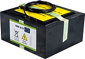 Bateria de zinco-ar - Tensão 6.0 V - Capacidade 6000 Wh - 162 x 396 x 190 mm/ 12.55 kg - Para backup ou utilização directa BATT-60V-6000WH