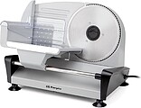 Orbegozo MS 4580 Fatiador de Presuntos Profissional - Corte de Presuntos Potente e Seguro - Lâmina de Aço Inoxidável Removível - Ajuste de Espessura de Corte - Fácil Limpeza - Prático e Compacto