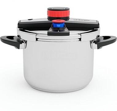 18398 Olla a Pressão Orbegozo HP 6200/ 6L/ Aço Inoxidável/ Adequada para Indução