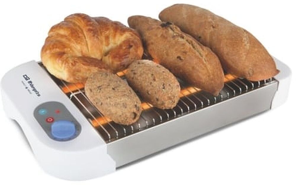 OR : Tostador Orbegozo TO 1012/ 600W/ Blanco y Plata 18689