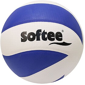 BOLA VOLEIBOL SOFTEE TORNADO - Branco/Azul VOLEIBOL