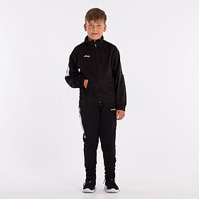 CONJUNTO SOFTEE TEAM INFANTIL - Preto/Branco 8 Anos