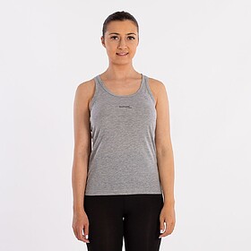 CAMISETA SEM MANGAS SOFTEE MOTIVATION PARA MULHER - Cinza Cl...