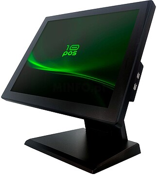 10T-15I5H8256 Ordenador POS de 10 posições com ecrã tátil de 15 polegadas, Intel i5, 8GB RAM, SSD de 256GB, sem sistema operativo